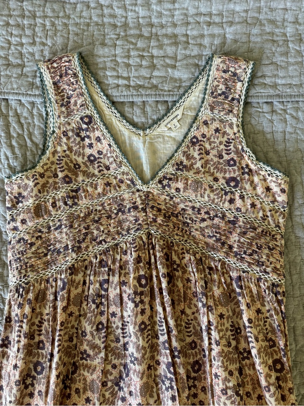 Lucky Brand dress, 100% cotton